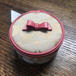 Authentic Coach Jewelry Pouch